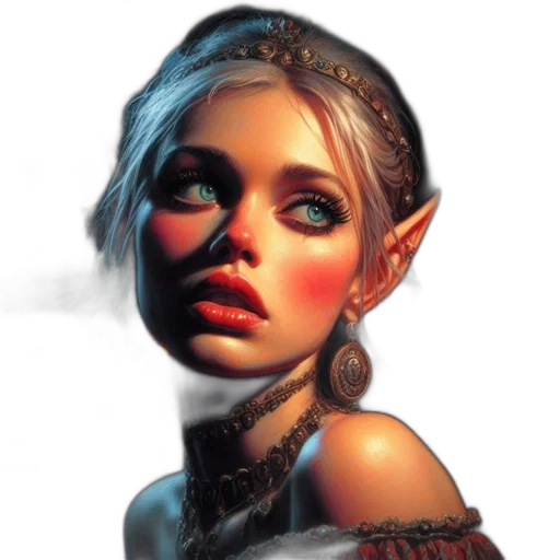 face, mask, jewelry, staff transparent PNG cut-out