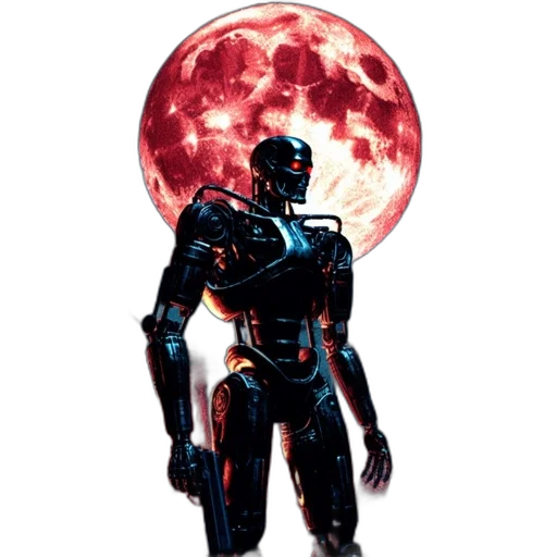 robot, comic book art, concept art, pixel art transparent PNG cut-out