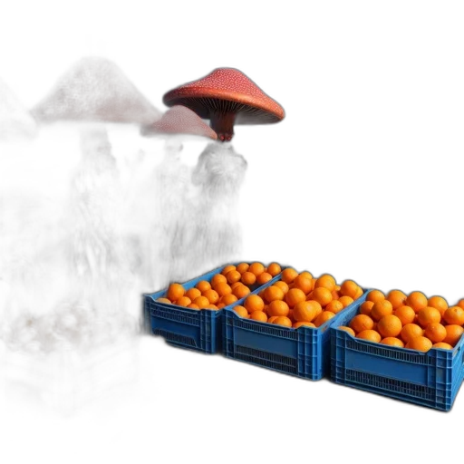 food, 3d render, concept art, photorealistic transparent PNG cut-out
