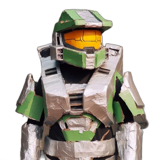 robot, jacket, concept art, 3d render transparent PNG cut-out