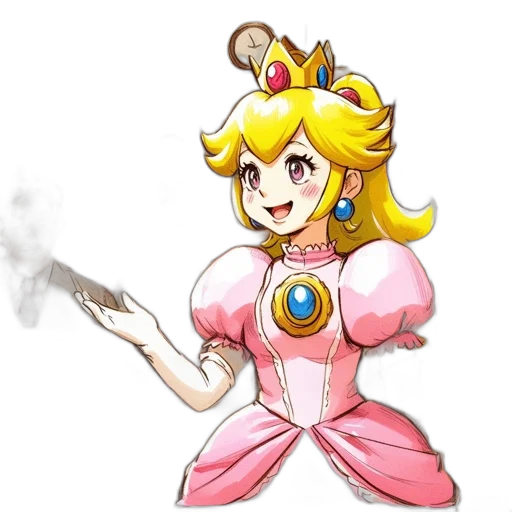 staff, dress, weapon, crown transparent PNG cut-out