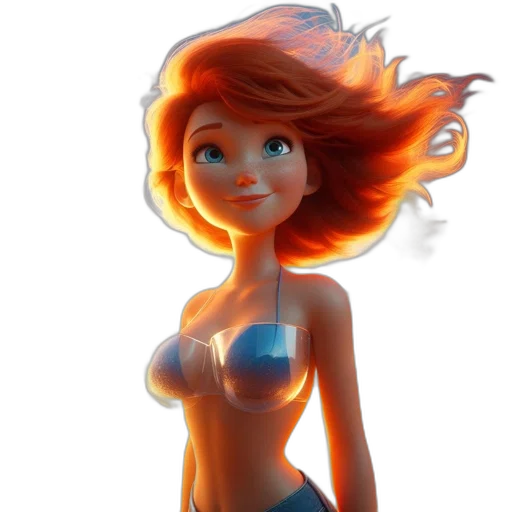 dress, concept art, 3d render, fantasy art transparent PNG cut-out