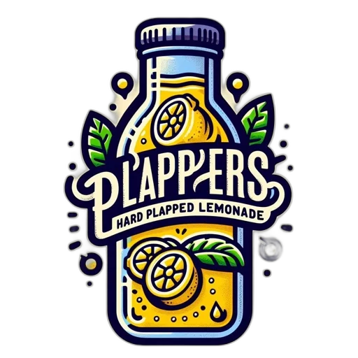 bottle, vibrant, lemonade, design transparent PNG cut-out
