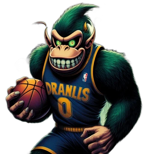 animal, creature, anthropomorphic, gorilla transparent PNG cut-out