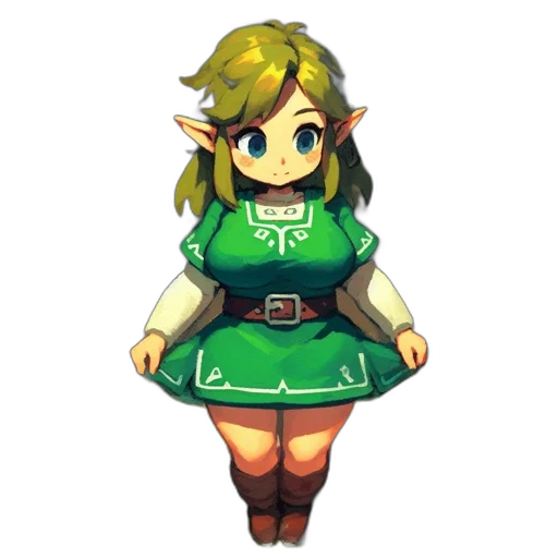 dress, staff, pixel art, concept art transparent PNG cut-out