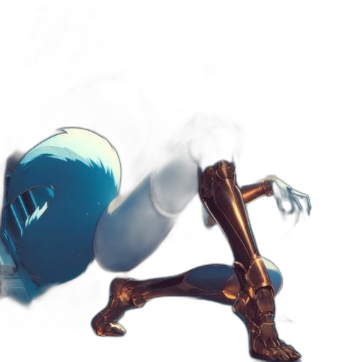 robot, staff, mask, weapon transparent PNG cut-out