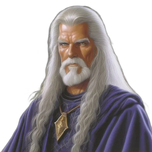 face, hair, staff, dragon transparent PNG cut-out