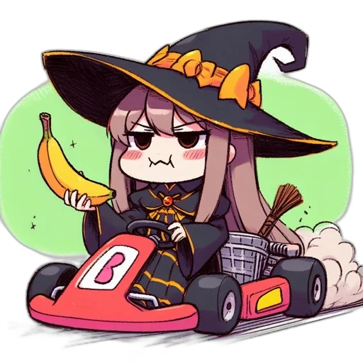 weapon, staff, car, hat transparent PNG cut-out