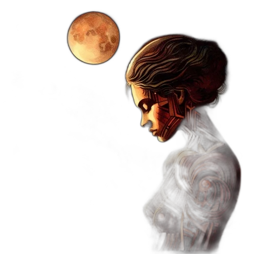face, mask, concept art, comic book art transparent PNG cut-out