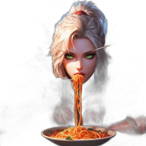 food, face, concept art, fantasy art transparent PNG cut-out