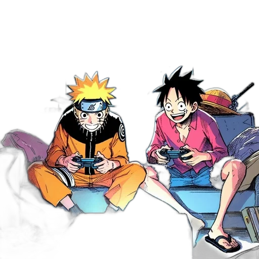 anime, comic book art, concept art, cartoon transparent PNG cut-out