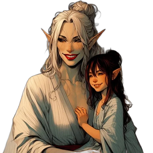 fantasy art, pixel art, concept art, comic book art transparent PNG cut-out