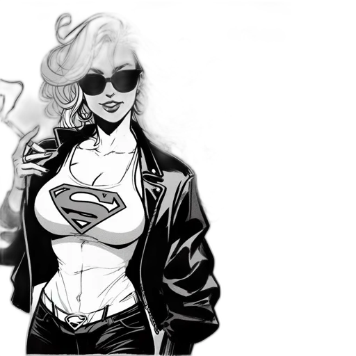 jacket, comic book art, cartoon, concept art transparent PNG cut-out
