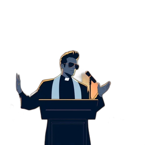 staff, robot, jacket, concept art transparent PNG cut-out