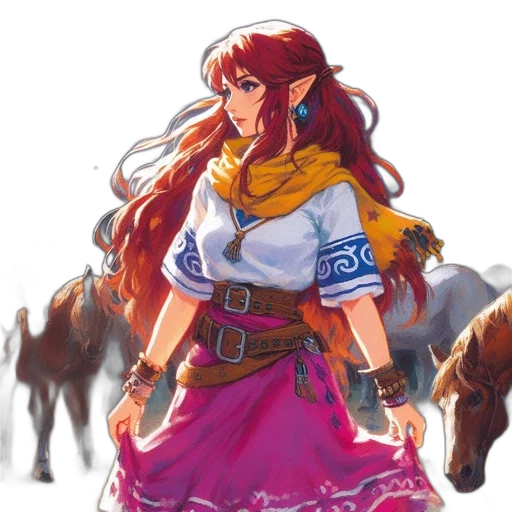 dress, concept art, fantasy art, pixel art transparent PNG cut-out