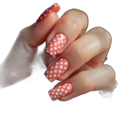 photorealistic, 3d render, red, polka transparent PNG cut-out