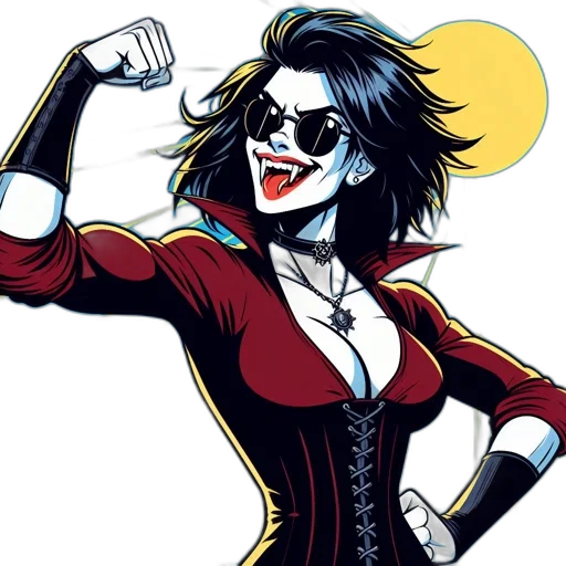 comic book art, cartoon, concept art, anime transparent PNG cut-out