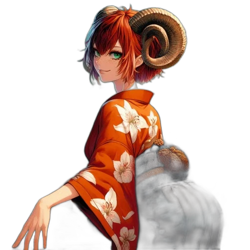 dress, staff, weapon, mask transparent PNG cut-out