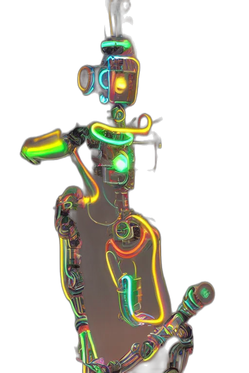 robot, staff, jewelry, weapon transparent PNG cut-out