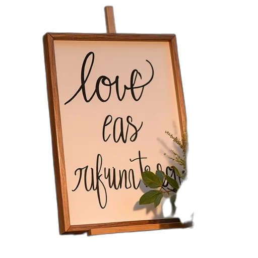 reception, sign, set, guests transparent PNG cut-out