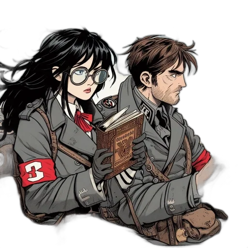 jacket, weapon, comic book art, concept art transparent PNG cut-out
