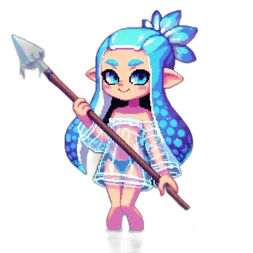 staff, weapon, sword, pixel art transparent PNG cut-out