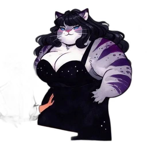 dress, staff, creature, concept art transparent PNG cut-out
