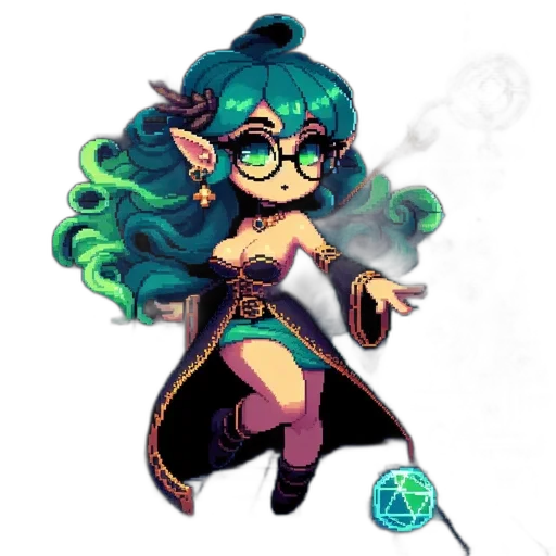 staff, pixel art, concept art, fantasy art transparent PNG cut-out