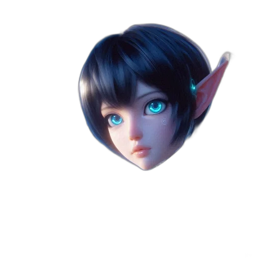 face, mask, staff, robot transparent PNG cut-out