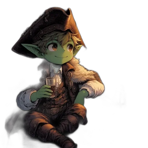 staff, hat, fantasy art, concept art transparent PNG cut-out