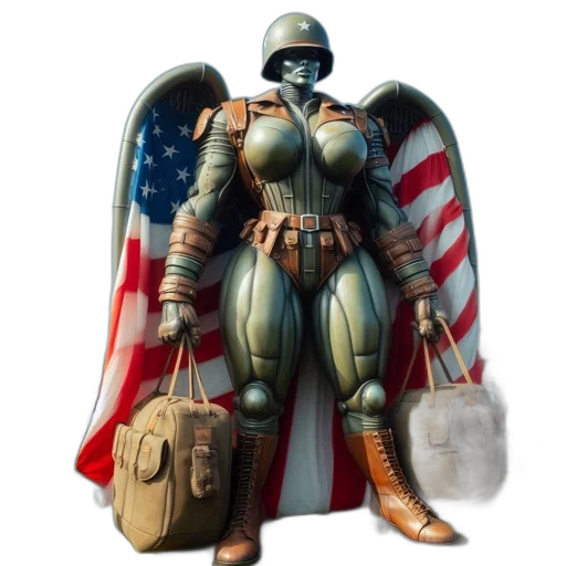 jacket, robot, weapon, concept art transparent PNG cut-out