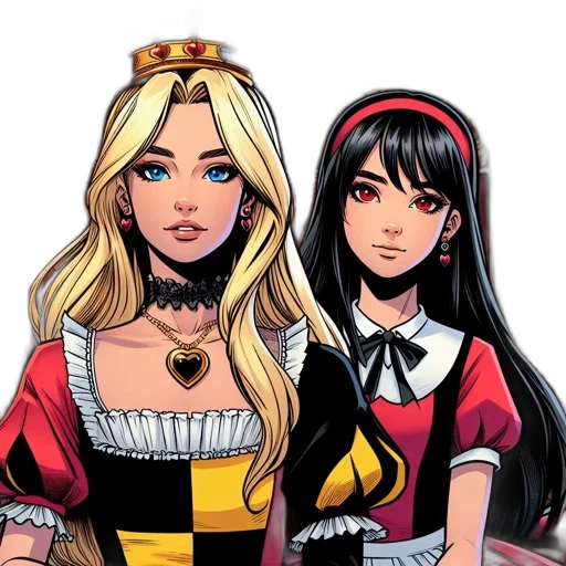 comic book art, concept art, fantasy art, cartoon transparent PNG cut-out