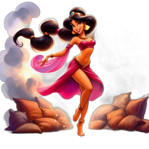 concept art, fantasy art, comic book art, cartoon transparent PNG cut-out