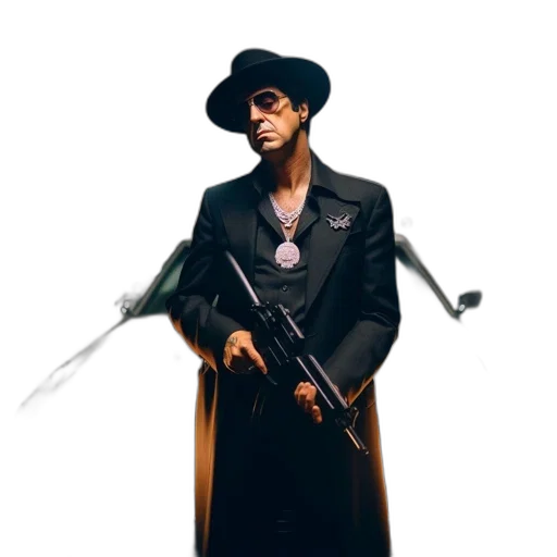 weapon, sword, staff, jacket transparent PNG cut-out