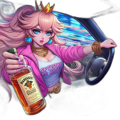 car, vaporwave, concept art, fantasy art transparent PNG cut-out