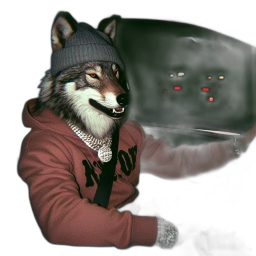 jacket, hat, animal, mask transparent PNG cut-out