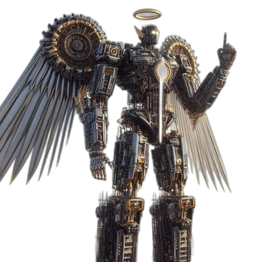 robot, weapon, sword, concept art transparent PNG cut-out