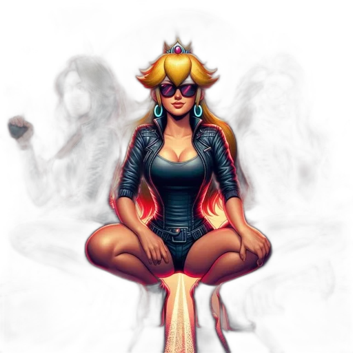 concept art, pixel art, comic book art, fantasy art transparent PNG cut-out