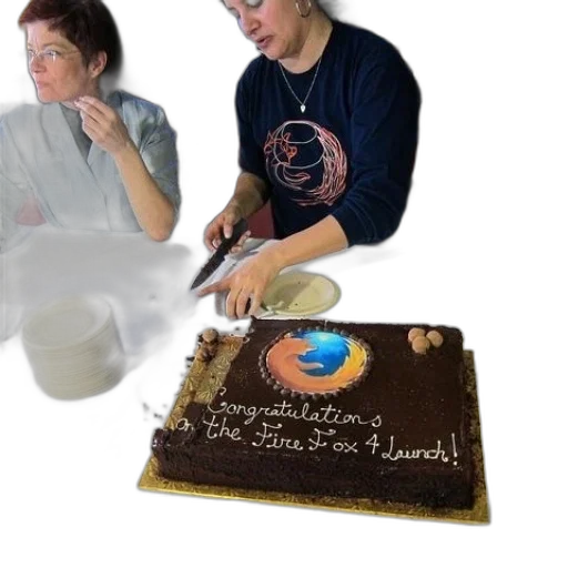 staff, fire, firefox, cake transparent PNG cut-out