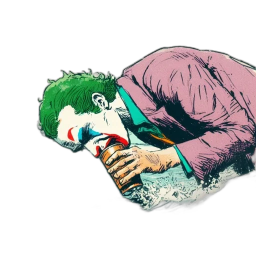 mask, jacket, face, comic book art transparent PNG cut-out