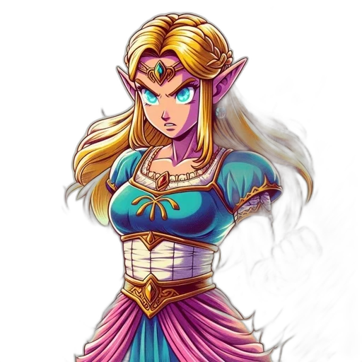 staff, dress, crown, jewelry transparent PNG cut-out