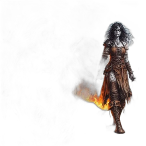 fantasy art, concept art, comic book art, pixel art transparent PNG cut-out