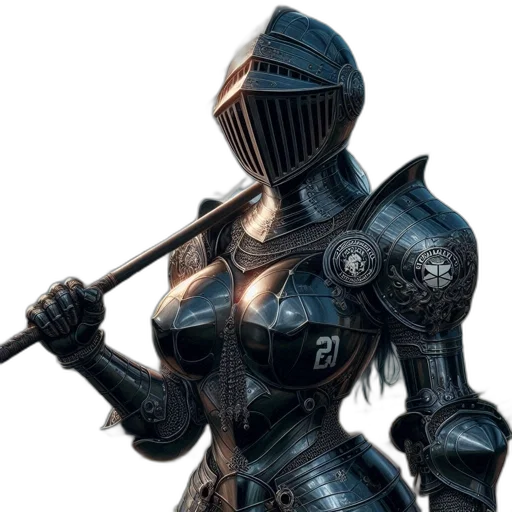 sword, robot, weapon, staff transparent PNG cut-out
