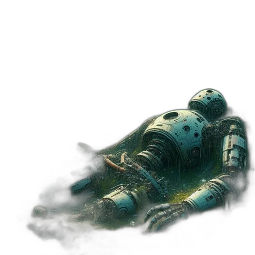 robot, creature, mask, face transparent PNG cut-out