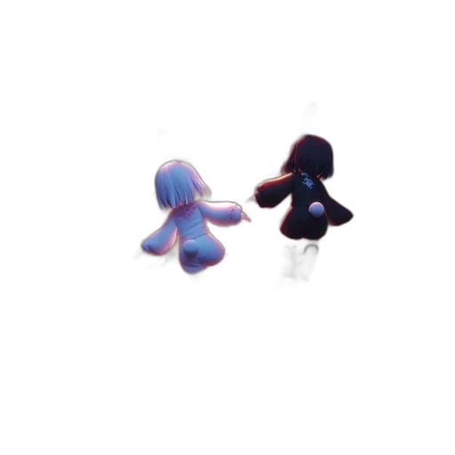 creature, umbrella, hair, staff transparent PNG cut-out