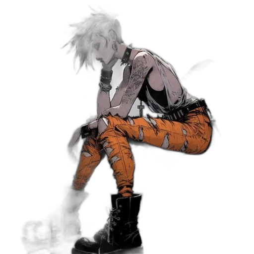 jacket, creature, weapon, robot transparent PNG cut-out