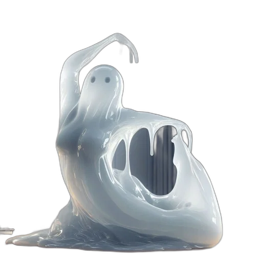 mask, creature, 3d render, concept art transparent PNG cut-out