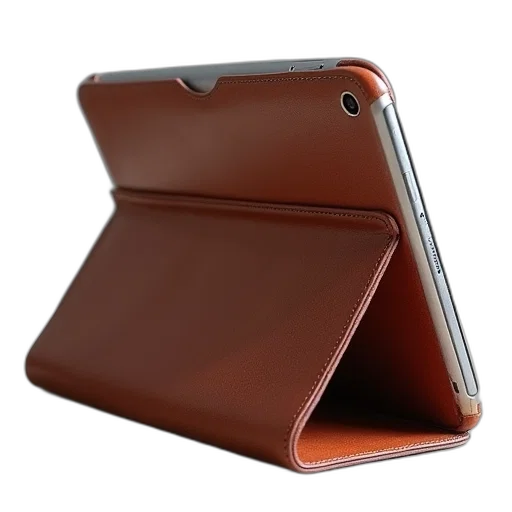 leather, case, stand, ipad5 transparent PNG cut-out