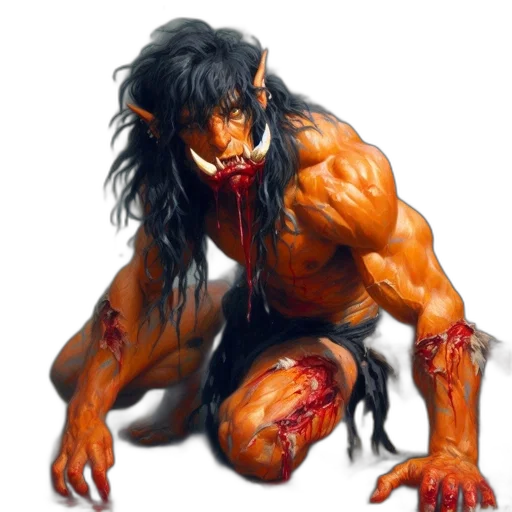 creature, concept art, fantasy art, comic book art transparent PNG cut-out