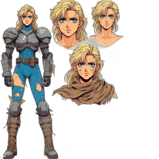 concept art, pixel art, fantasy art, anime transparent PNG cut-out